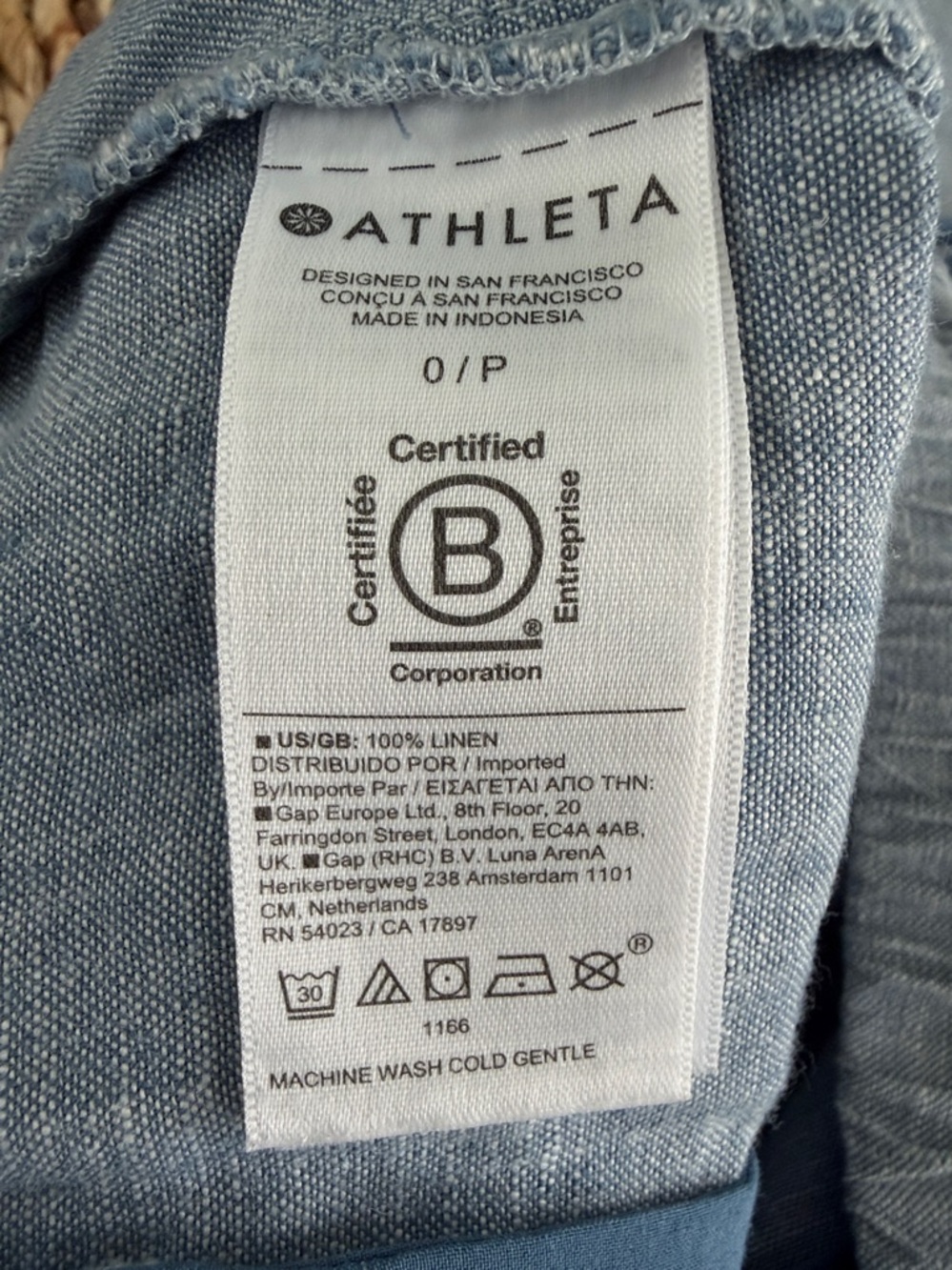 Athleta Linen Retreat Wide Leg Pant - Picture 13 of 16